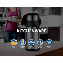 Randy & Travis Machinery Air Pot For Tea Coffee 5L Pump Action Insulated Airpot Flask Drink Dispenser Home & Lifestyle