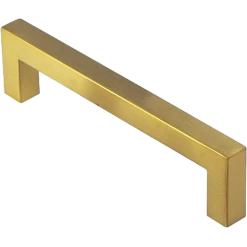 Randy & Travis Machinery 15x Brushed Brass Drawer Pulls Kitchen Cabinet Handles - Gold Finish 192mm