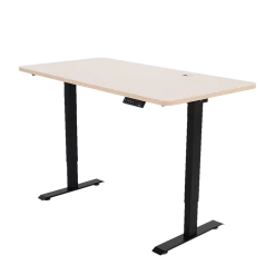 Palermo Standing Desk Sit Stand Height Adjustable Motorised 140cm Table Dual Motor Furniture
