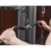 Randy & Travis Machinery Randy & Travis Rubber-Coated Revolving Curl Row Bar Attachment Sports & Fitness