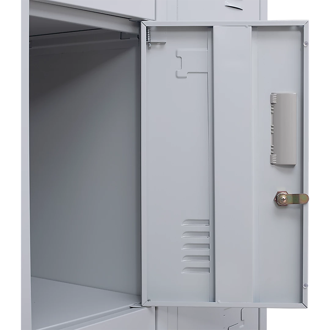 Salvatore Angelotti Furniture Grey 12-Door Locker For Office Gym Shed School Home Storage - Standard Lock With 2 Keys