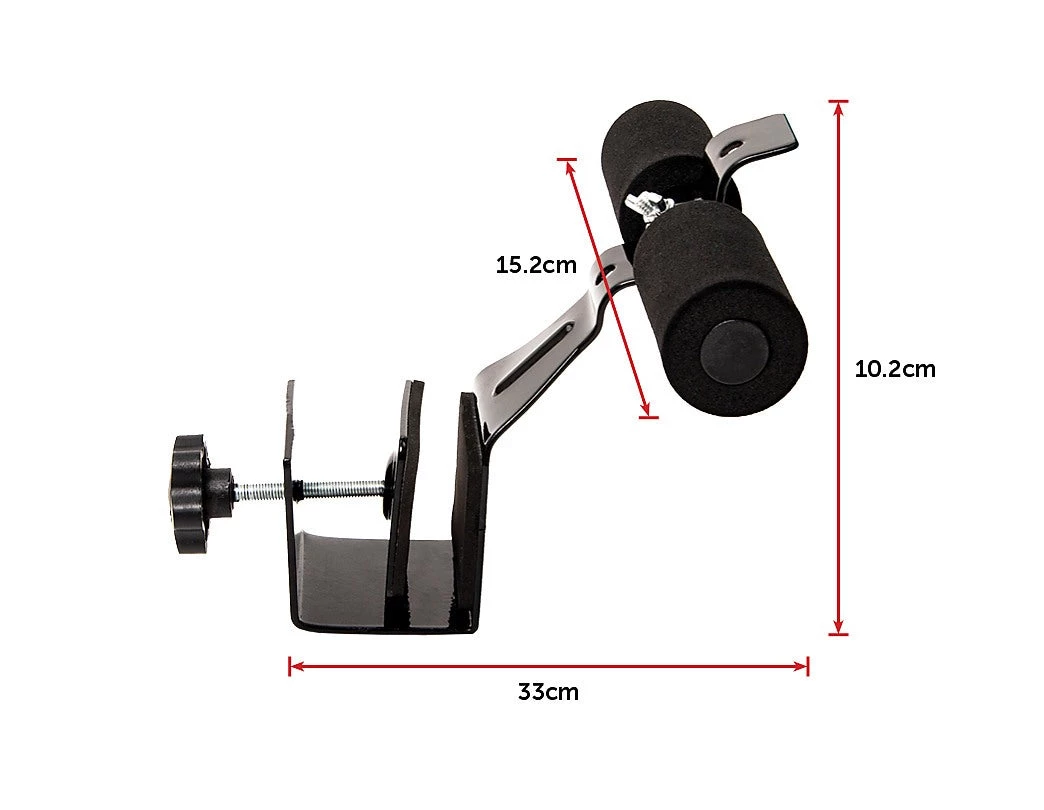 Randy & Travis Machinery Sports & Fitness Doorway Situp Bar Under Door Sit Up Attachment Ab Crunch Abdominal Workout