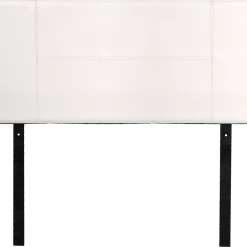 Palermo Double White PU Leather Bed Headboard Bedhead