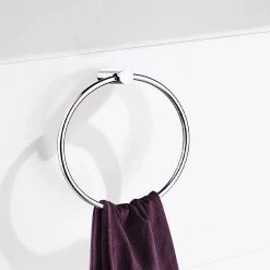 Della Francesca DIY & Renovation Towel Ring Rail Grade 304 Stainless Steel 18cm
