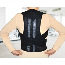Randy & Travis Machinery Lower Back Brace Unisex Posture Corrector Lumbar Support - Large Sports & Fitness