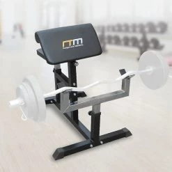 Randy & Travis Machinery Sports & Fitness Preacher Curl Bench Weights Commercial Bicep Arms