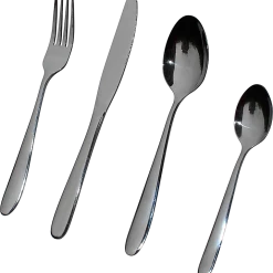 Randy & Travis Machinery Home & Lifestyle 32 Piece Stainless Steel Cutlery Set Knives Fork Spoon Teaspoon