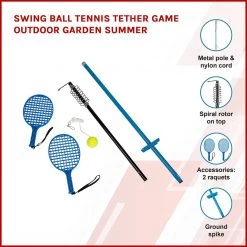 Randy & Travis Machinery Games & Hobbies Swing Ball Tennis Tether Game Outdoor Garden Summer