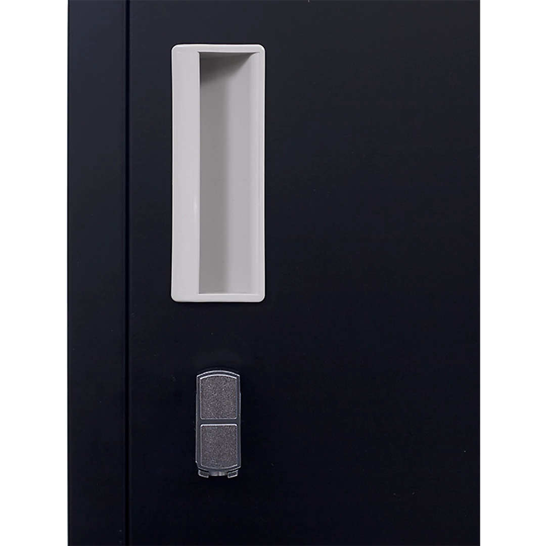 Salvatore Angelotti Black 12-Door Locker For Office Gym Shed School Home Storage - Padlock-operated