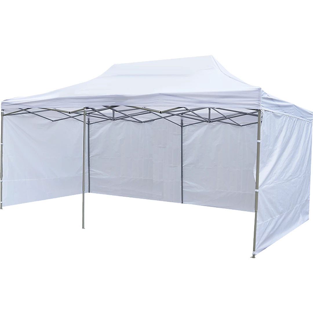 Randy & Travis Machinery Outdoor & Leisure 3x6m Popup Gazebo Party Tent Marquee White
