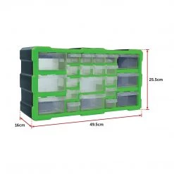 Randy & Travis Machinery 22 Multi Drawer Parts Storage Cabinet Unit Organiser Home Garage Tool Box Furniture