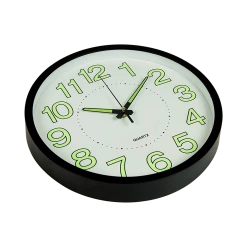 FactoryFast.com.au Home & Lifestyle 305mm Luminous Wall Clock Glow In The Dark Silent Quartz Indoor Home Modern Clock