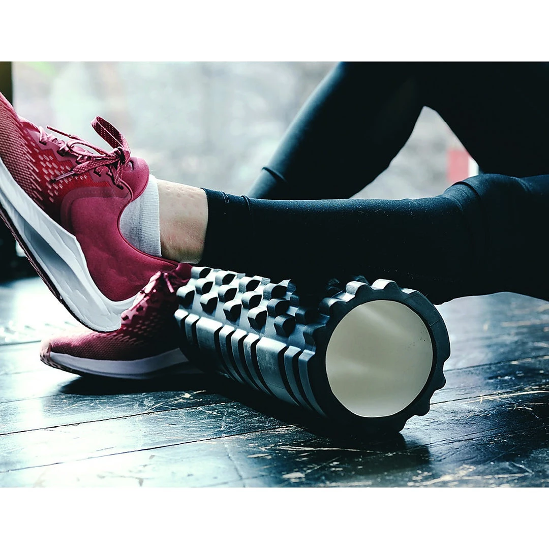 Randy & Travis Machinery 2 IN 1 Physio EVA PVC Foam Yoga Roller Gym Back Training Exercise Massage