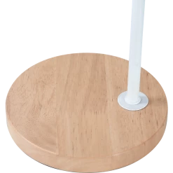 FactoryFast.com.au Home & Lifestyle Modern White Table Lamp Desk Light Timber Base Bedside Bedroom