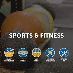 Randy & Travis Machinery 15kg Tyre Thread Slam Ball Dead Ball Medicine Ball For Gym Fitness