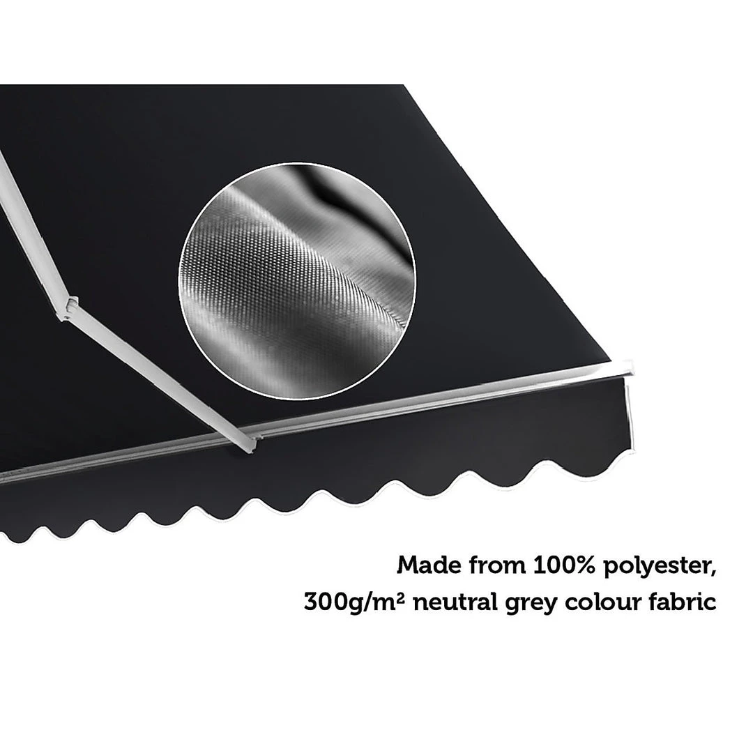 Bariloche 4.0 X 3.0m Outdoor Folding Arm Retractable Sunshade Awning