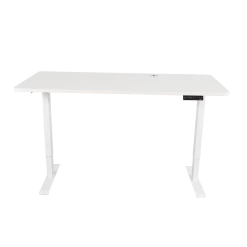 Palermo Standing Desk Sit Stand Height Adjustable Motorised 140cm Table Dual Motor