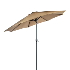 Randy & Travis Machinery 9FT Patio Umbrella Outdoor Garden Table Umbrella With 8 Sturdy Ribs Outdoor & Leisure