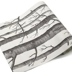 Randy & Travis Machinery Wallpaper White Birch Tree Non-woven Wall Paper Roll DIY & Renovation