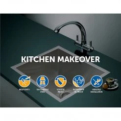 Brienz 510x450mm Stainless Steel Single Bowl Sink With Round Waste DIY & Renovation