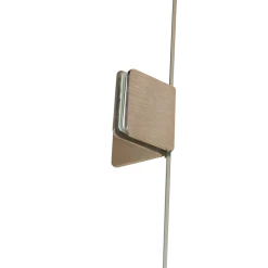 900 X 900mm Frameless 10mm Glass Shower Screen By Della Francesca Nickel Hinges/Brackets And Round Handle DIY & Renovation