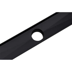 Della Francesca DIY & Renovation 90cm Bathroom Shower Black Grate Drain W/ Centre Outlet Floor Waste