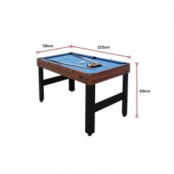 Randy & Travis Machinery Games & Hobbies 4FT 3-in-1 Games Foosball Soccer Hockey Pool Table Table