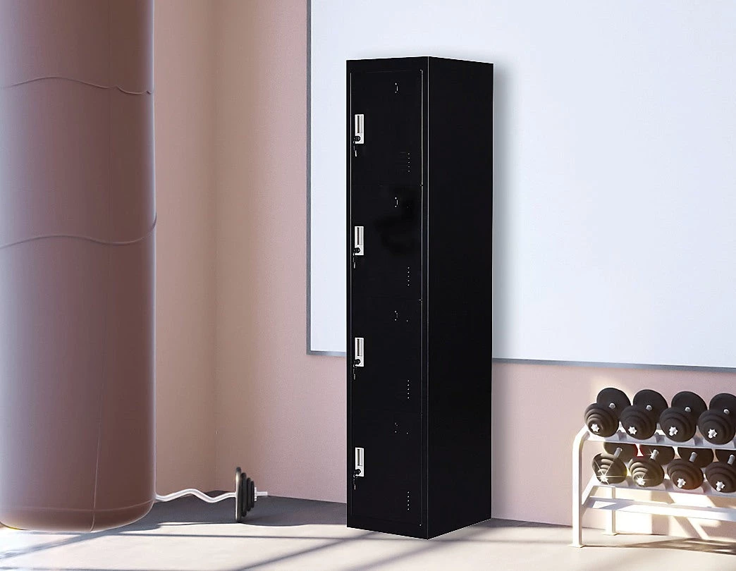 Salvatore Angelotti Furniture Four-Door Office Gym Shed Storage Lockers