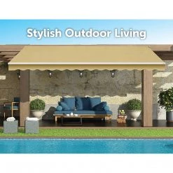 Bariloche 3.0 X 2.5m Automatic Outdoor Motorised Folding Arm Awning