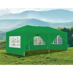 Bariloche 3x6m Gazebo Outdoor Marquee Tent Canopy Green