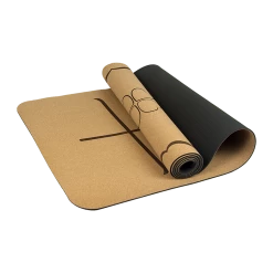 Randy & Travis Machinery Natural Cork TPE Yoga Mat Sports Eco Friendly Exercise Fitness Gym Pilates Sports & Fitness