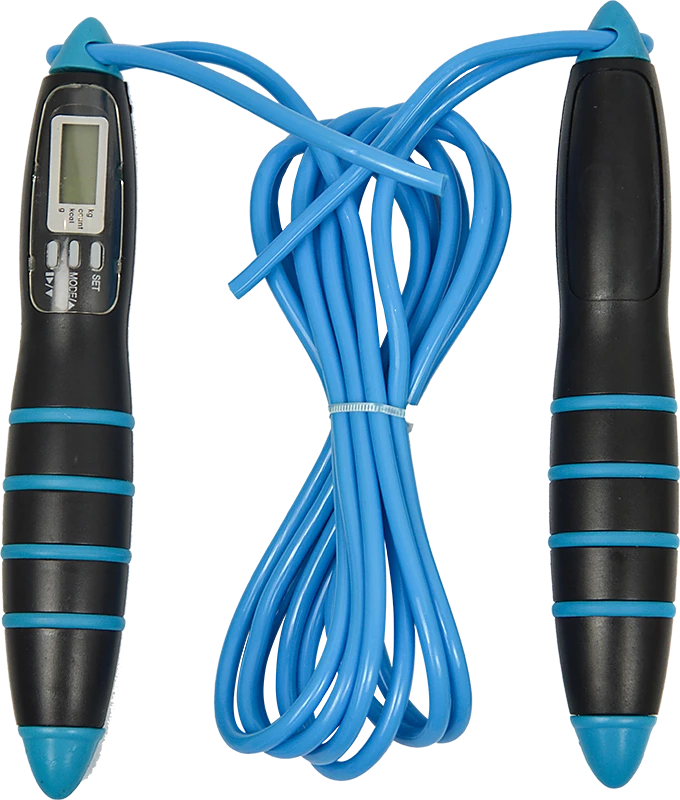 Randy & Travis Machinery Digital LCD Skipping Jumping Rope - Blue