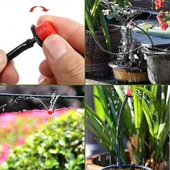 Randy & Travis Machinery 50M Hose Garden Irrigation System Plant Watering DIY Micro Drip Kits