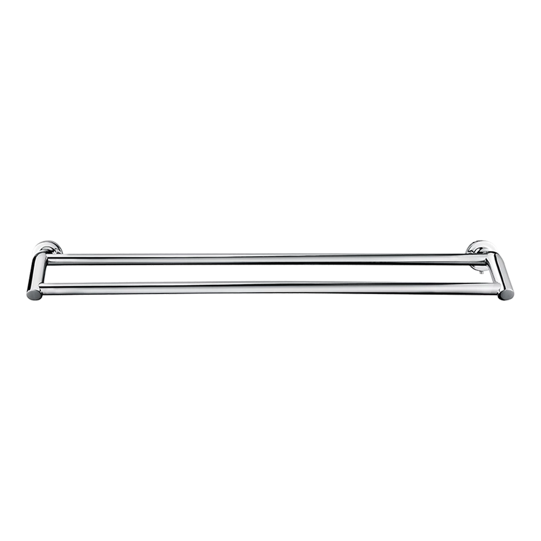 Della Francesca Double Classic Chrome Towel Bar Rail Bathroom DIY & Renovation