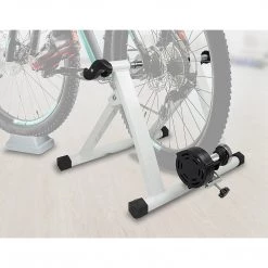 Randy & Travis Machinery Indoor Magnetic Bicycle Trainer Fitness Bike Resistance Cycling Training Stand Sports & Fitness