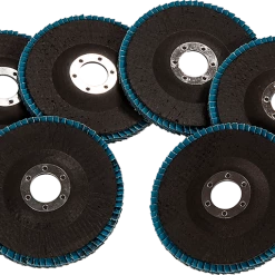 Randy & Travis Machinery Outdoor & Leisure 50x Pack Premium Zirconia Flap Disc Sanding Grinding 115mm 4.5