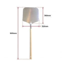 Randy & Travis Machinery Home & Lifestyle Profesional Pizza Oven Peel Paddle 90cm Wood Handle