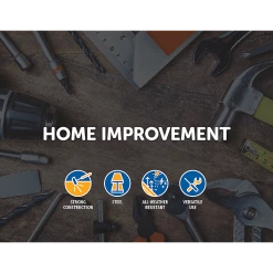 Randy & Travis Machinery Sliding Gate Hardware Accessories Kit - 2m Track DIY & Renovation