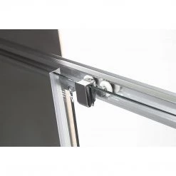 Della Francesca DIY & Renovation 1000 X 800mm Sliding Door Nano Safety Glass Shower Screen In CHROME