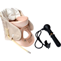 Randy & Travis Machinery Sports & Fitness Neck Traction Air Decompression Support Brace Cervical Collar Hand Pump