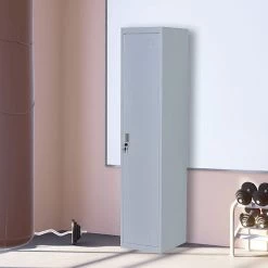 Salvatore Angelotti Furniture One-Door Office Gym Shed Storage Locker