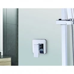 Della Francesca Shower Bath Mixer Tap Bathroom WATERMARK Approved - Chrome