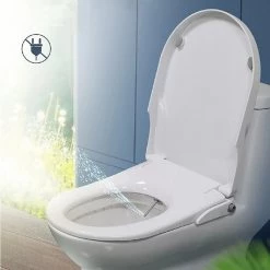 FactoryFast.com.au DIY & Renovation Non Electric Bidet Toilet Seat W/ Cover Bathroom Washlet Spray Water Wash