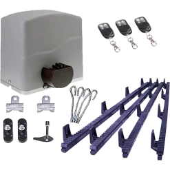 Randy & Travis Machinery 700KG Auto Slide Sliding Gate Opener Automatic W 4m Rail DIY & Renovation