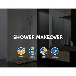 Della Francesca DIY & Renovation 2-in-1 Massage Hand Shower & Head Tap Bathroom Mixer