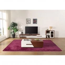 Randy & Travis Machinery 230x160cm Floor Rugs Large Shaggy Rug Area Carpet Bedroom Living Room Mat Burgundy