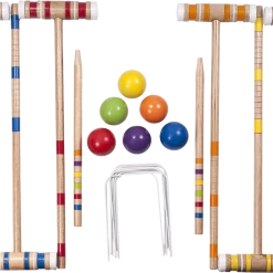 Randy & Travis Machinery Croquet Set - Up To 6 Players Games & Hobbies