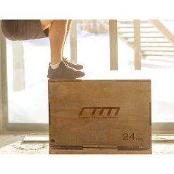 Randy & Travis Machinery 3 IN 1 Wood Plyo Games Plyometric Jump Box Sports & Fitness