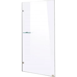 Della Francesca 90 X 210cm Frameless 10mm Safety Glass Shower Screen CHROME DIY & Renovation