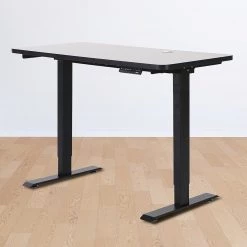 Furniture Palermo Standing Desk Sit Stand Height Adjustable Motorised 120cm Table Dual Motor